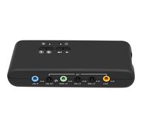 Soluzione audio professionale, scheda audio esterna a 7.1 canali con controllo del volume, migliora la tua esperienza di gioco e intrattenimento,