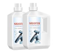 Soluzione detergente for rasoio da 33,8 oz e facile ricarica compatibile con Braun Clean and Renew(2pcs)