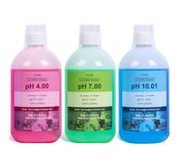Soluzione di calibrazione del pH, tampone pH 4,00 7,00 e 10,01 Liquido di calibrazione tampone pH, Ogni 500 ml di confezioni liquido pH per tutti i tester pH, kit soluzione tampone pH, Grande capacità