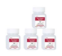 Soluzione di calibrazione di ossigeno zero per misuratori di ossigeno, 4 flaconi da 50 ml di soluzione standard DO di ossigeno, adatta a tutte le marche di misuratori di ossigeno