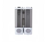 Soluzione di erogazione sapone da parete Clever Design con tre bottiglie