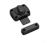 Soluzione di fissaggio sicura per mobili e stoccaggio con chiusura in lega di alluminio e hardware a prova di manomissione (nero)