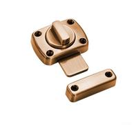 Soluzione di fissaggio sicura per mobili e stoccaggio con chiusura in lega di alluminio e hardware a prova di manomissione (oro)