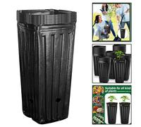 Soluzione di impianto efficiente con germogli neri e pareti di plastica spesse