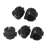 Soluzione di montaggio con testa a sfera da 17 mm a 1/4" adattatori a vite per una facile configurazione su treppiedi adattatori per montaggio fotocamera