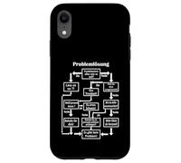 Soluzione di problemi per gli uomini Schema Problemi di risoluzione Divertimento 2023 Custodia per iPhone XR