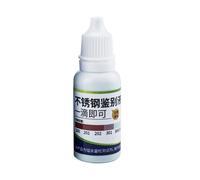 Soluzione di prova 'acciaio inossidabile - Soluzione di prova per articoli sanitari 15ml,reagente rapido per stoviglie e materiali da costruzione