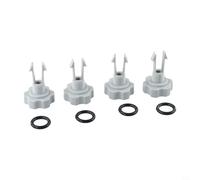 Soluzione di ricambio completa 4 valvole di rilascio aria/sedimenti e O-ring abbinati progettati per Intex per filtri