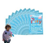 Soluzione Di Ricarica Per Macchina Per Bolle - Confezione Da 10 Liquidi Per Bolle Da 10 Ml, Comodo Concentrato Per Un Divertimento Continuo Con Le Bollee, Adatto Ai Bambini E Facile Da Usare