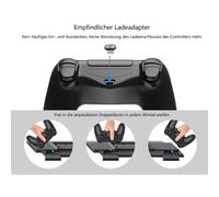 Soluzione di ricarica verticale per la tua console di gioco, pacchetto 7 in 1 con personalizzazione, design salvaspazio per PS4, PS4 Slim, PS4 Pro.