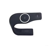 Soluzione di ricarica wireless magnetica da 15 W per telefoni iPhone, auricolari e indossabili, con guscio in alluminio (lega nera)
