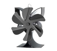Soluzione Di Riscaldamento Con Ventola For Camino A 6 Pale Flusso D'aria Calda Migliorato For Stufa A Carbone Circolazione Efficiente Del Calore Ecologico