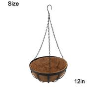 Soluzione di stoccaggio da appendere con rivestimento in cocco naturale per pian