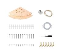 Soluzione di stoccaggio per animali ripieni di legno con LED Light Wood Stuffed Animal Holder per migliorare l'atmosfera della stanza dei bambini