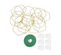 Soluzione di supporto per piante dal design intelligente migliora il tuo spazio con questo set flessibile di 18 tralicci ad anello