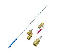 Soluzione di tubazioni complesse: strumento ottimizzato per la fluidodinamica e l'efficienza dei radiatori, che risolve le sfide delle complesse. Tre adattatori versatili garantiscono una conness