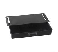 Soluzione efficiente sotto la scrivania con cassetto estraibile, aiuta a ridurre l'ingombro della scrivania conservando oggetti usati di frequente appena sotto il lavoro (nero)