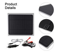 Soluzione Energetica Sostenibile Kit Caricatore Solare 20W per Batterie Veicoli
