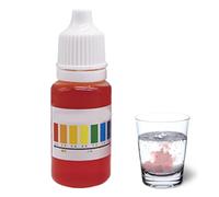 Soluzione Indicatore di pH | 10ml di soluzione di test di pH per acqua | equilibrio di misurazione preciso per acquario bacino piscina d'acqua