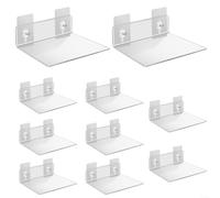 Soluzione non dannosa del supporto della parete del pacchetto dello scaffale di esposizione dell'elemento acrilico 10 per l'organizzazione dei piccoli accessori