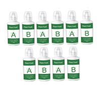 Soluzione nutriente, Confezione da 5 alimenti per piante idroponiche A&B, Granuli per piante da interno, Soluzione nutritiva per verdure, erbe, fiori, Fertilizzante solubile in acqua facil