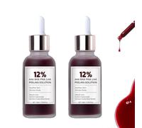 Soluzione peeling al 12% di AHA,BHA,PHA e LHA,nuova essenza potenziata all'acido salicilico,siero per la riduzione dei pori,olio purificante per la cura della pelle
