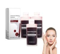 Soluzione peeling intensiva - Siero correttore di discromie, correttore di macchie scure per viso e corpo - Aiuta a schiarire le macchie dell'età e le macchie solari, segni post-acne, (3 bottiglie)