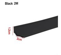 Soluzione per il tappo dell'acqua per il bagno, design affidabile in silicone per controllare le fuoriuscite (nero, 200 cm)