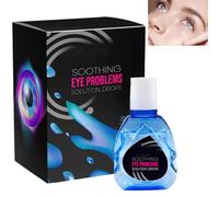 Soluzione per la Cura Degli Occhi,Gocce Oculari Anti-fatica,Gocce per Occhi Secchi,Gocce per Gli Occhi per Alleviare la Secchezza Degli Occhi,Gocce Oculari per Sollievo da Occhi Secchi