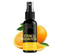 Soluzione per la pulizia degli stencil, spray per la rimozione dello stencil, 40 ml, portatile, per rimuovere l'inchiostro indesiderato, per uomini e donne, uso domestico, body art, formula ad azione