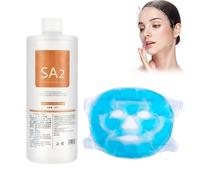 Soluzione per microbolle da 400 ml, soluzione coreana per la cura della pelle, detergente per il viso contro i punti neri, con maschera in gel in PVC per raffreddamento e riscaldamento (SA2)