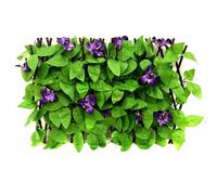 Soluzione per recinzione a traliccio con foglie decorative per giardini e patii