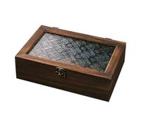 Soluzione Porta Fiori Begonia Artigianale in Legno con Elegante Design in Vetro