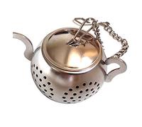 Soluzione Ripostiglio Cucina Diffusore di spezie in acciaio a sfusa per infusore per tè in acciaio per aromatiche Cucina , da e bar (Silver, One Size)