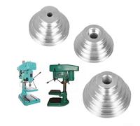 Soluzione semplificata La coppia di pulegge a pagoda in alluminio e cinghie dentate ad alte prestazioni per trapani da banco (21 mm)