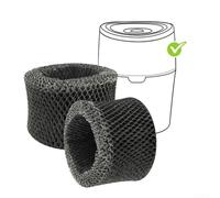 Soluzione sostenibile Confezione da due filtri di ricambio compatibili con le migliori marche come la serie FU, promuovendo spazi abitativi sani