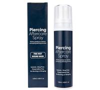 Soluzione spray post-cura per piercing - Spray delicato per piercing | Efficace detergente per ferite e nebulizzazione fine | Cura post-piercing per orecchie, naso, ombelico