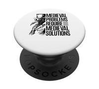 Soluzioni medievali per medico della peste, adatte per uomini e donne. PopSockets PopGrip Adesivo