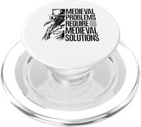 Soluzioni medievali per medico della peste, adatte per uomini e donne. PopSockets PopGrip per MagSafe