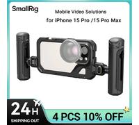 Soluzioni video mobili SmallRig per iPhone 15 Pro /15 Pro Max Gabbia per smartphone per iPhone 15 Pro/15 Pro Max per videoing Vlogging