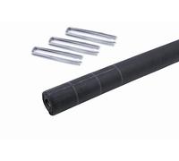 SOLUZIONIGIARDINO Telo Anti Erbacce Tessuto Orto Pulito 1,6x10 m, Tessuto Non Tessuto Prolipopilene e 25 Forcine Filo Fe Zincato, Telo Nero per Orto Quadri 10x10 cm, Telo Giardino Anti Erbacce