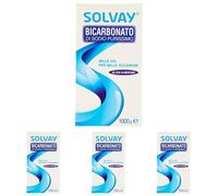 Solvay - Bicarbonato di Sodio 1000g - Multiuso - Ad uso alimentare - Casa; 1 kg