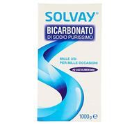 Solvay® - Bicarbonato di Sodio 1000g - Multiuso - Ad uso alimentare - Casa; Cucina; Lavatrice