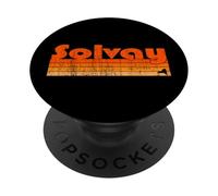 Solvay, stile retrò anni '80 New York PopSockets PopGrip Adesivo