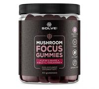 Solve Labs Mushroom Focus Lion's Mane, Raspberry - 60 Gummies