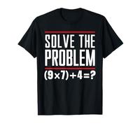Solve The Problem 9x7+4 Rompicapo Algebra Club Matematica Maglietta