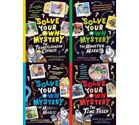 Solve Your Own Mystery Collection 4 Books Set by Gareth P Jones (The Monster Maker, The Time Thief, The Missing Magic, The Transylvanian Express)