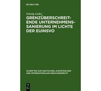 Solveig Lieder Grenzüberschreitende Unternehmenssanierung im (Copertina rigida)