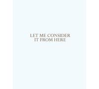 Solveig Ovstebo Let me consider it from here (Tascabile)