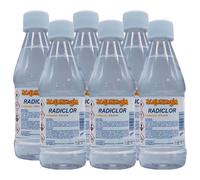 Solvente ACQUARAGIA Radiclor, Ottimo Impiego Nella Diluizione Di Smalti e Vernici Sintetici, Oleosintetici e Cere 375ml (6 Flaconi)